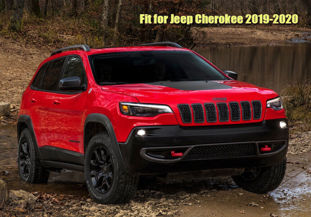 4X Side Window Deflector Visor Rain Guard Vent Shade for Jeep Cherokee 2019 2020