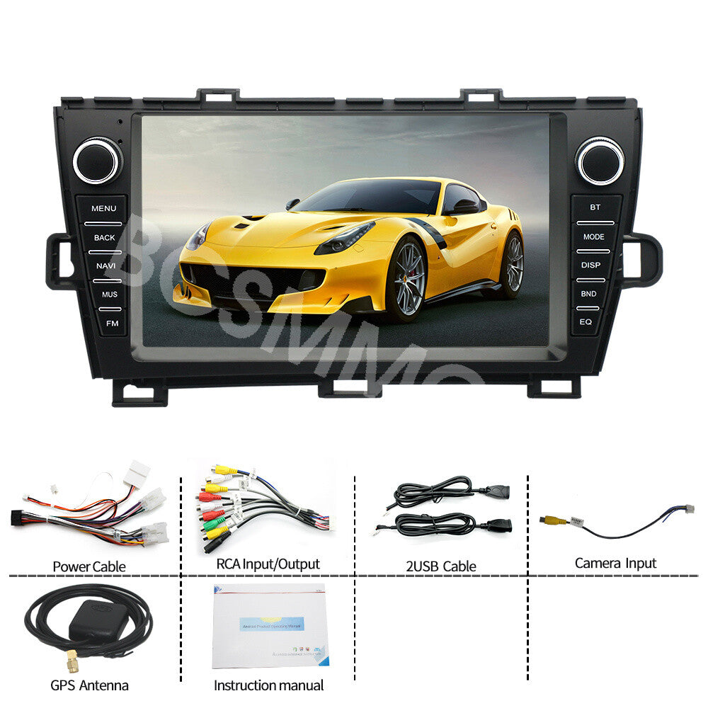 Fit for Toyota Prius 2010-2015 9in Android 13 Stereo Radio GPS WiFi For Carplay