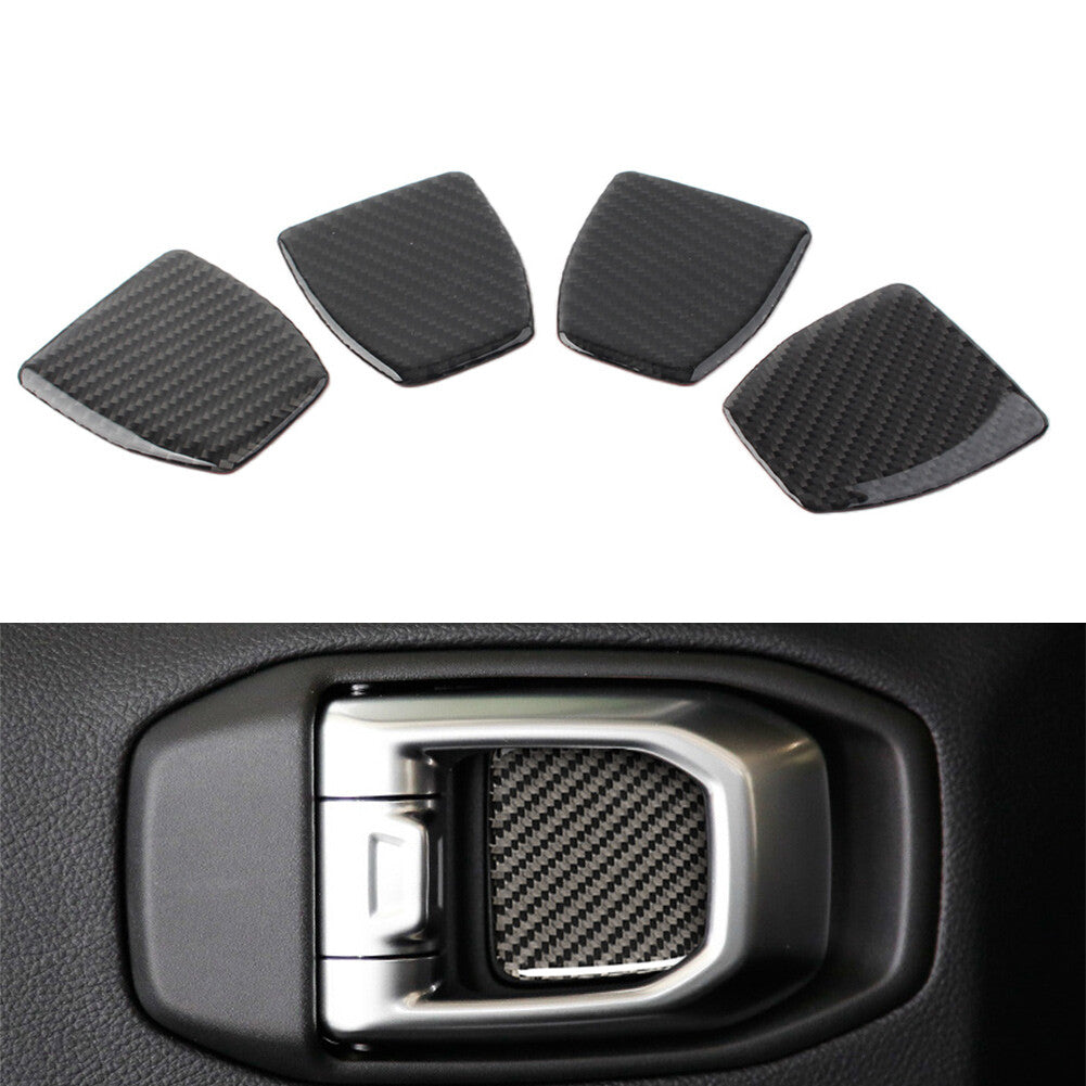 Interior Door Handle Bowl Cover Trim for Jeep for Wrangler JL 2018-2021 Car 4pcs