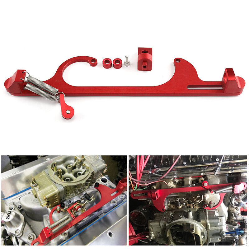 Red Throttle Cable Bracket For 4150 4160 Carburetor Throttle Cable Carb Bracket