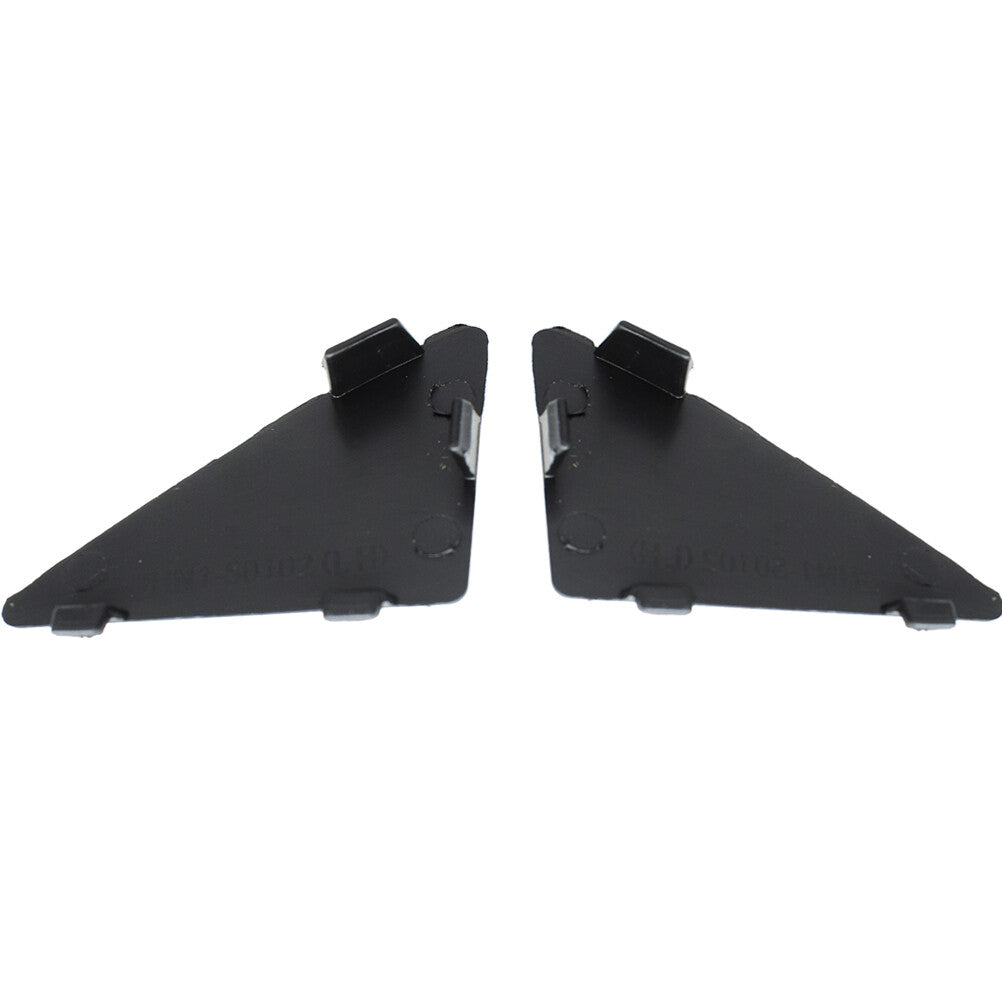 A pair of front bumper lower grille tow hook eye shield covers for Mazda 3 2014 - 2016