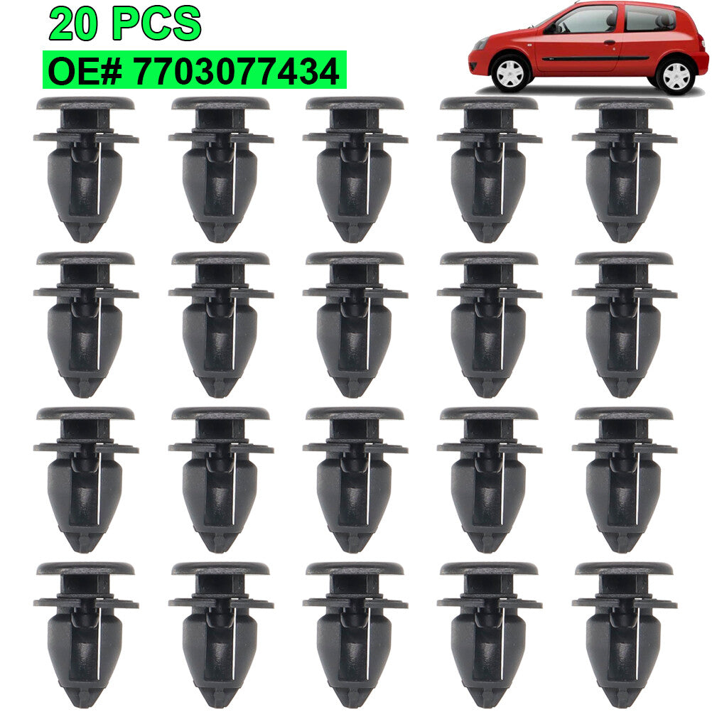 20x INTERIOR TRIM DOOR MOUNTING CLIPS for Renault for Opel # 7703077434