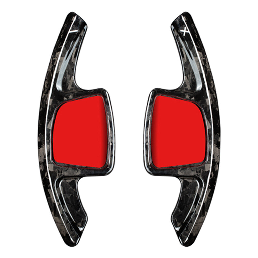 Fit for Audi A7 2019-2021 Steering Wheel Paddle Shifter Extension Carbon Fiber 2PCS
