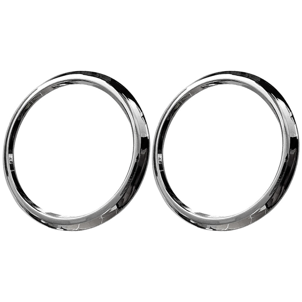 2Pcs Fit For 2018-2020 Levante Front Fog Light Lamp Ring Chrome Frame 670065940