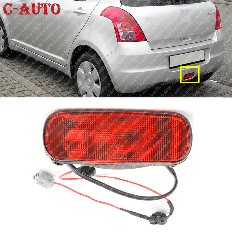 Rear Bumper Fog Light reflector Brake light for SUZUKI for Swift 2005-2016