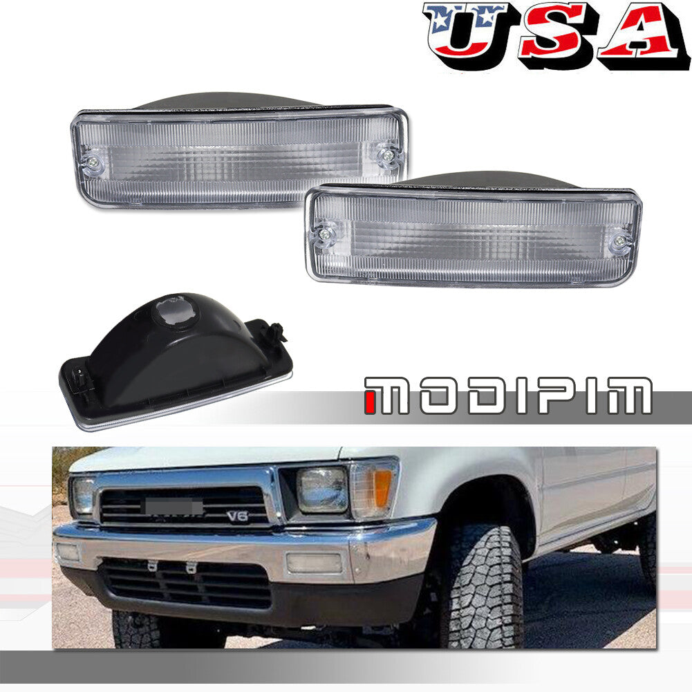 Transparent signal light housing suitable for 1990-91 for Toyota 4Runner / 89-91 pickup truck 4WD