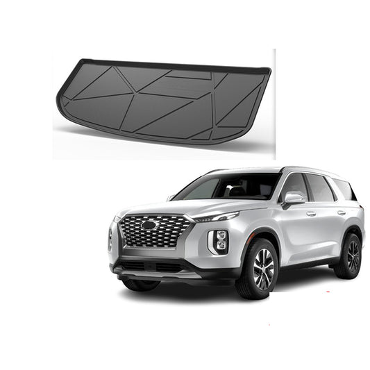 for Hyundai Palisade 2020-22 Car Cargo Liner Trunk Floor Mat Waterproof Pad Tray
