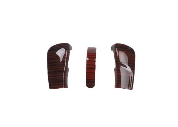 Car for Ford Explorer 11-19 3PCS Wood Grain Central Console Gear Shift Knob Trim