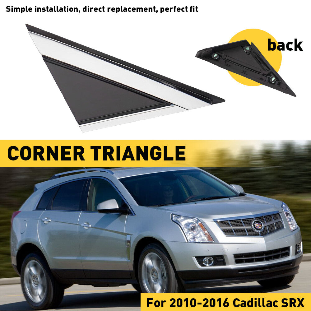 Right passenger side mirror-angle triangular fender for Cadillac SRX 2010-2016