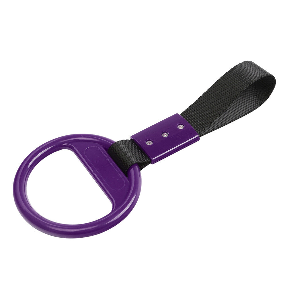 JDM Train Bus Handle Hand Strap Car Interior Styling Drift Charm Straps Purple