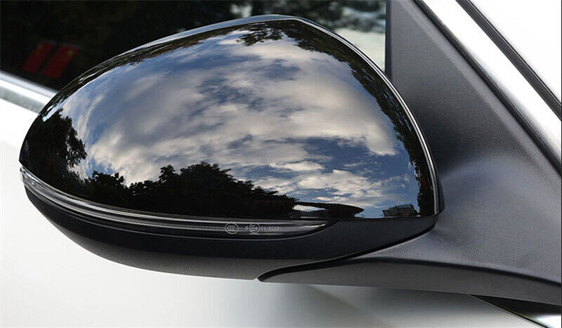 Pair Rearview Door Mirror Cover Shell Cap Fit for Mercedes-Benz EQS450 2022-2023