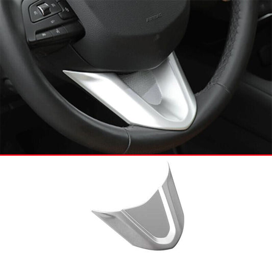 Matte Silver Steering Wheel U Type Cover Trim 1X Fit for Cadillac CT4 2020-2024