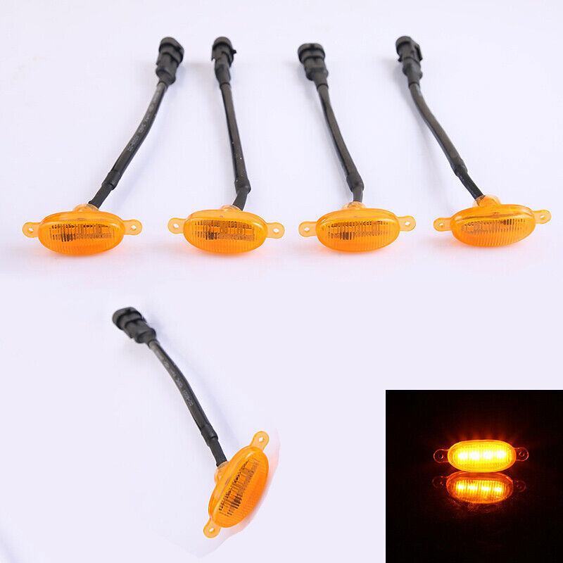 for Toyota FJ Cruiser 07-21 Front Grille yellow LED Light Style DRL Lamp