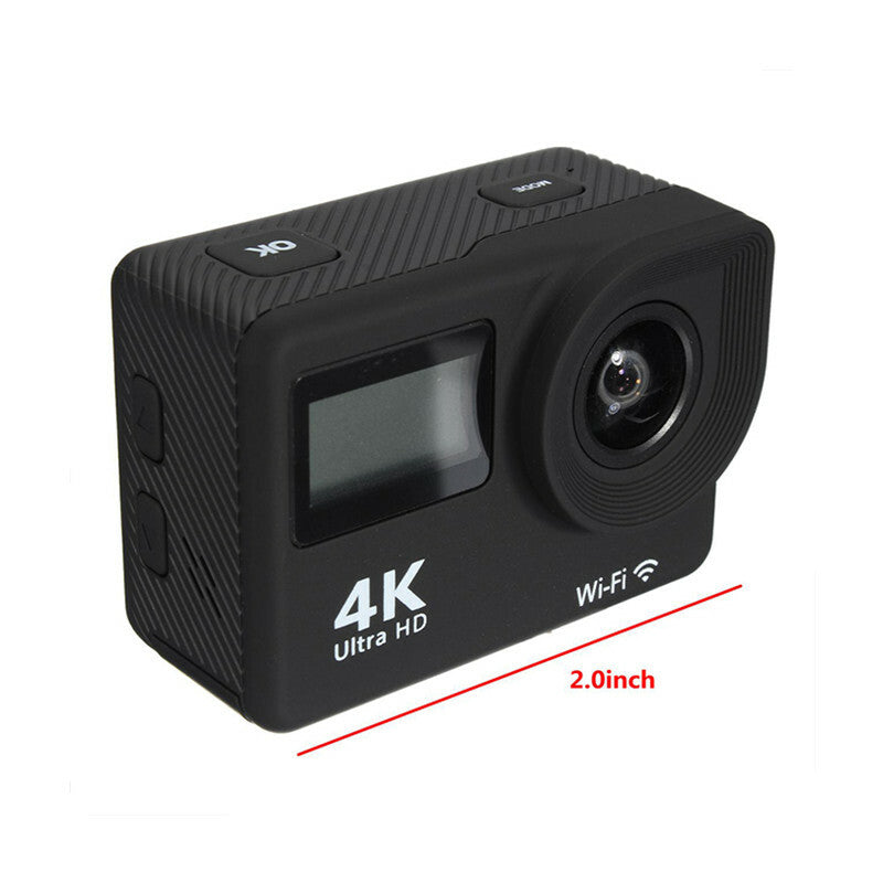 4K Camera Dual Screen WIFI Dual Screen Motobike Helmet Waterproof Cover Sport DV