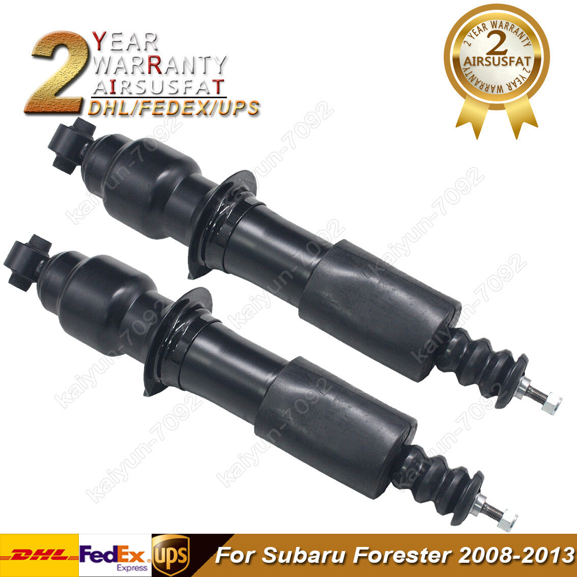 2x for Subaru Forester 2008-13 Rear LeftRight Shock Absorber Struts 20365-SC010