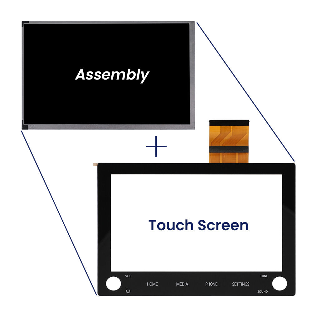 8 LCD Display Touchscreen Digitizer 8740A040 f¨¹r for Mitsubishi Outlander Car Radio