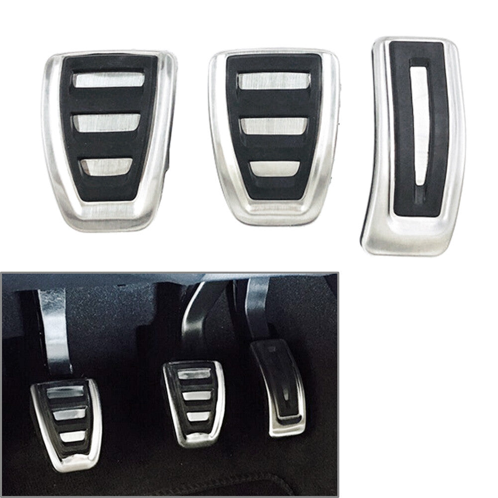 Stainless Steel Car Clutch Pedal Brake Gas Pedals Cover for Audi A4 A5 A6 A7 for A8
