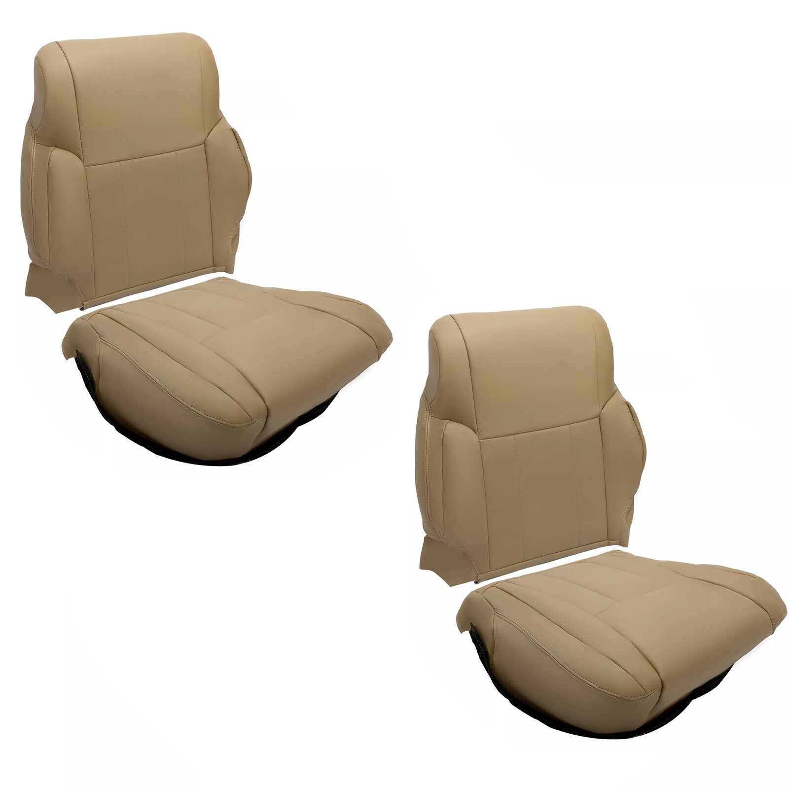 4pcs for Toyota 4Runner 1996-2002 for Seat Cover Driver Passenger for Seat Oak Tan