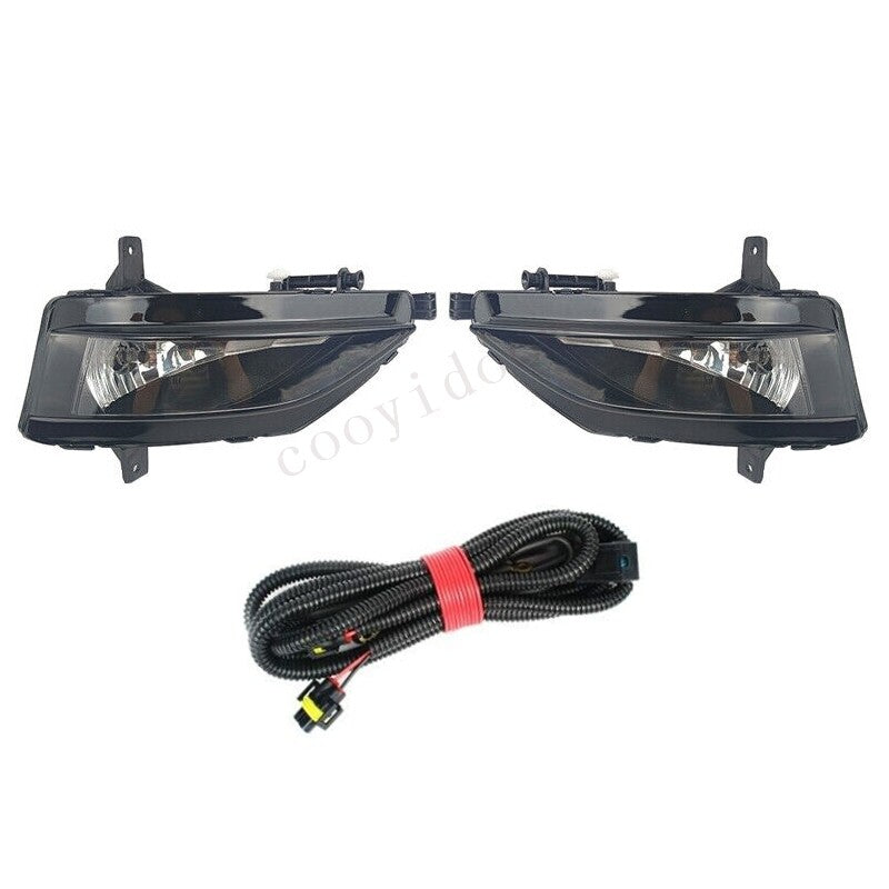 Front bumper LED fog light kit with bulbs and wiring for Volkswagen for Jetta 2019, 2020, and 2021 models.