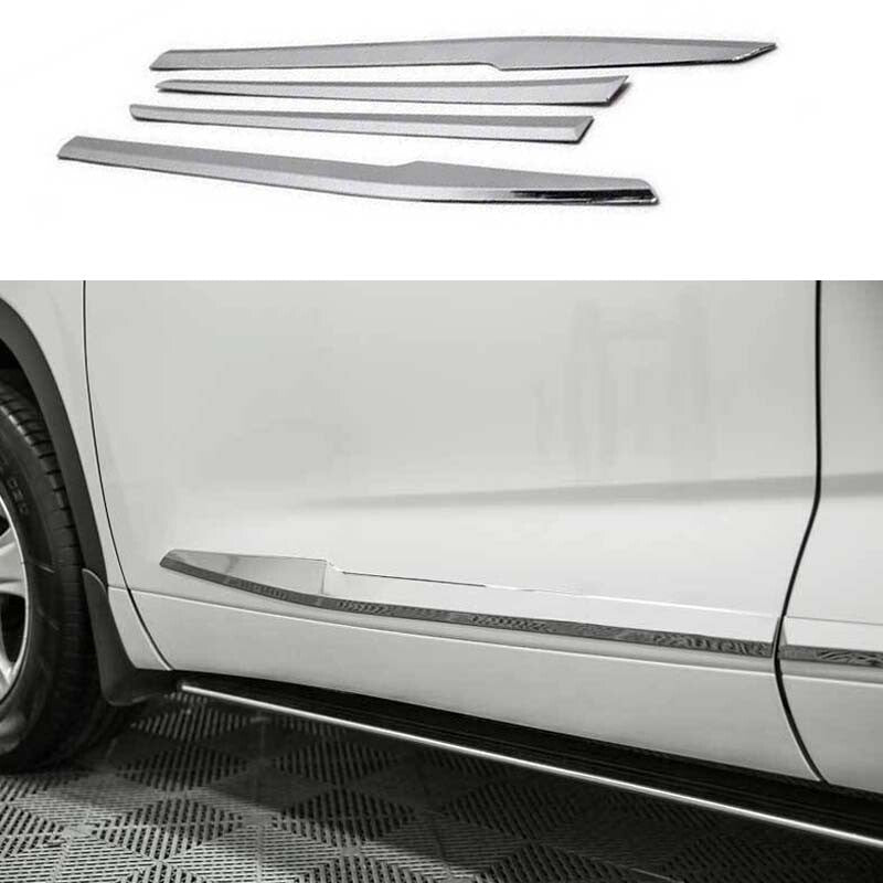 Chrome Car Body Door Side Molding Sill Guard 2020-2022 4pc for Toyota Highlander