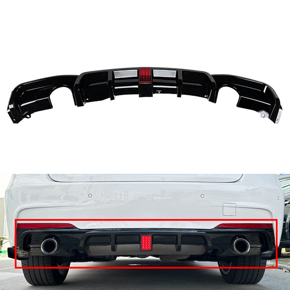 Rear Bumper Protector Spoiler Lip Fits for BMW 3 Series F30 F31 F35 M Sport 2012-19