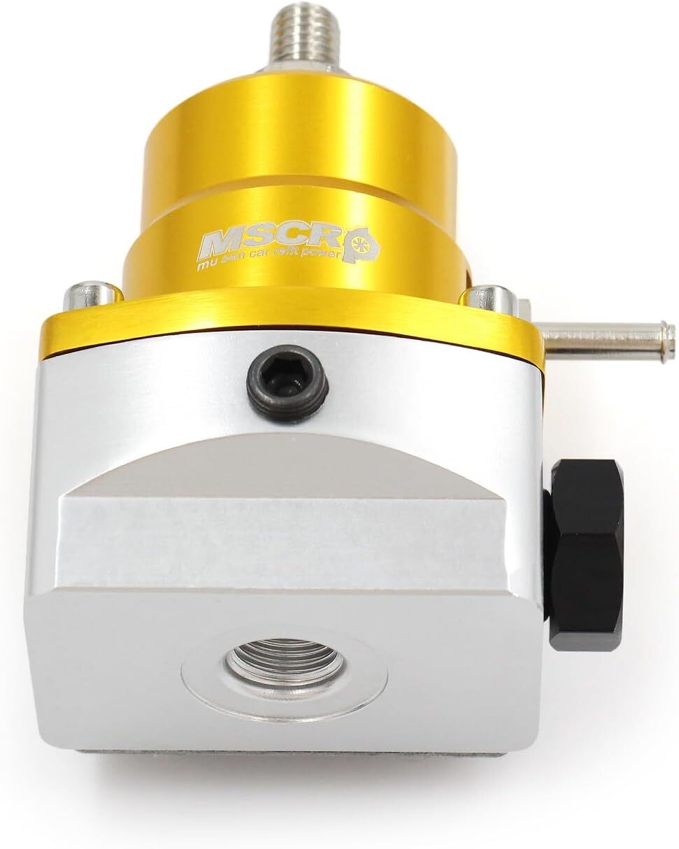 Adjustable universal EFI fuel pressure regulator 0-100psi fuel pressure gauge