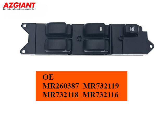 Power Window Switch for Mitsubishi Galant Front Left MR732119 MR732118