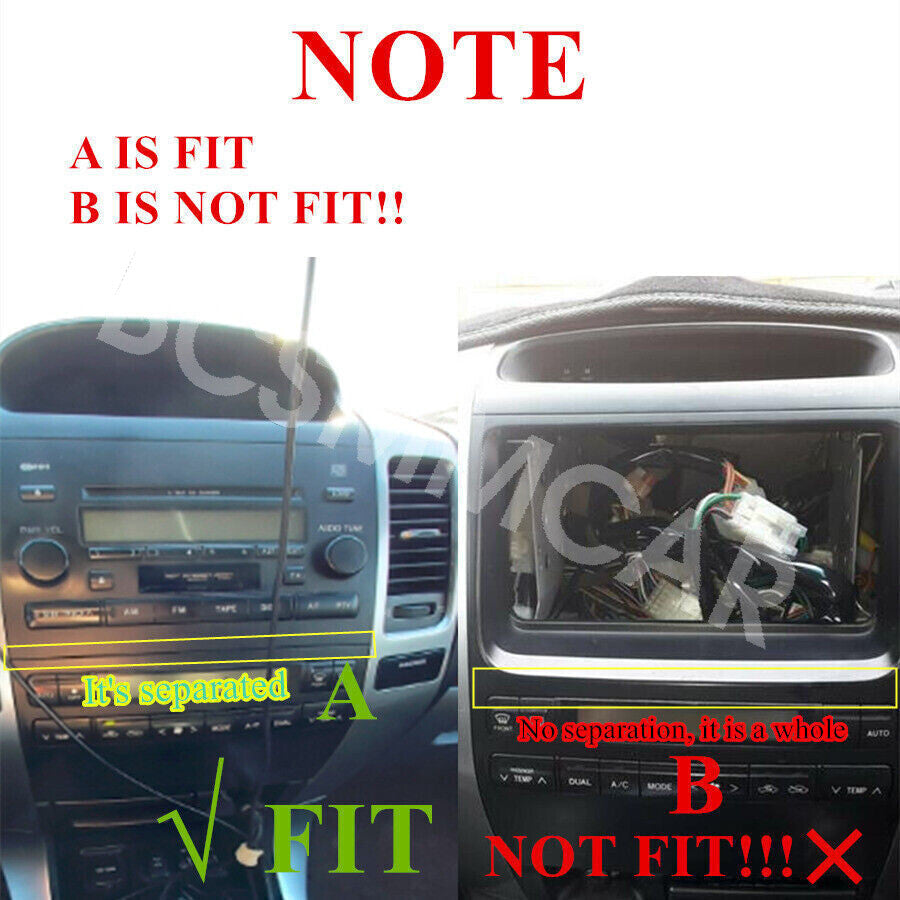 Fit for LEXUS GX470 for Toyota for Land Cruiser 2002-2009 Car Stereo Radio Player GPS