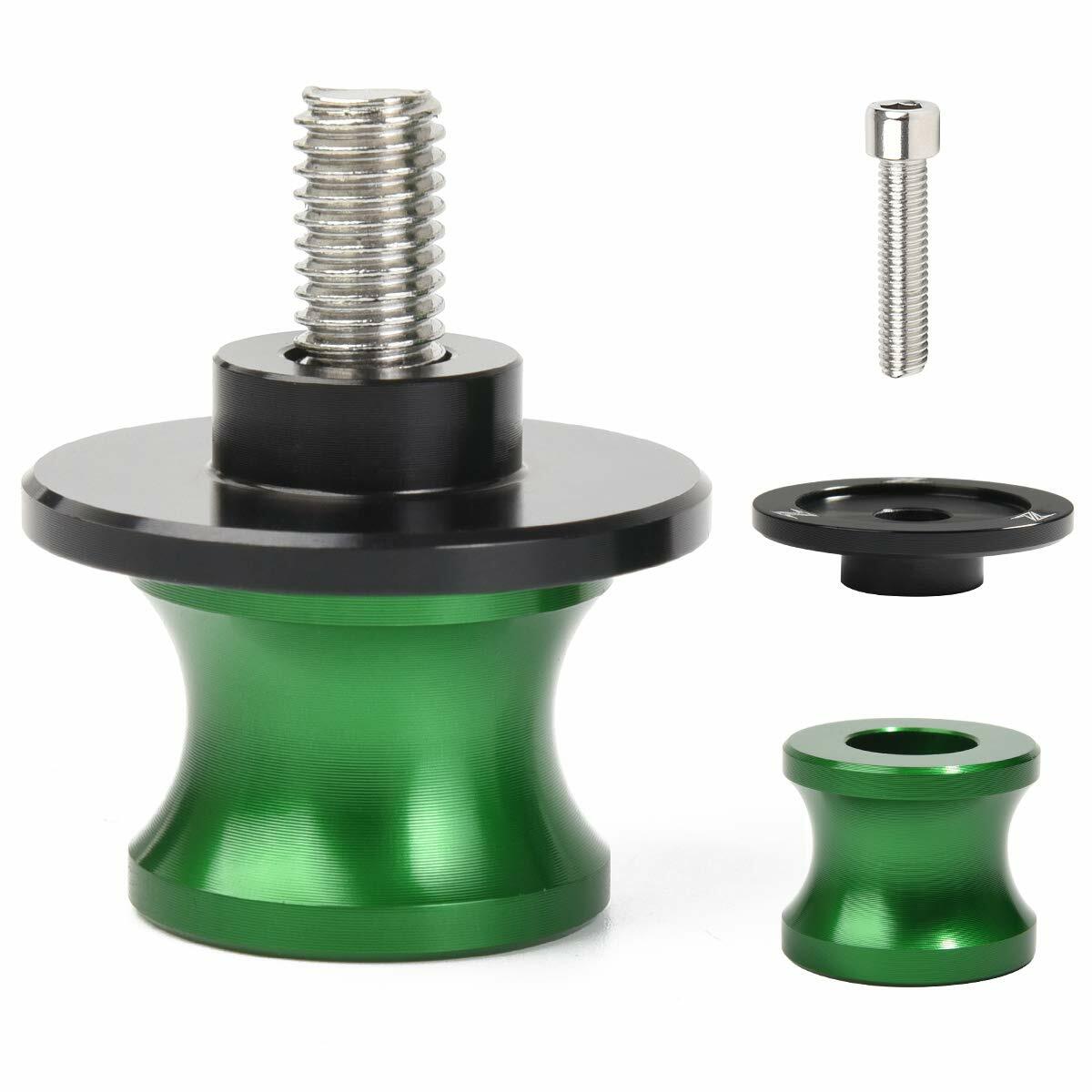 2X CNC 8MM Swingarm Sliders Spools Stand for Kawasaki Honde for SUZUKI