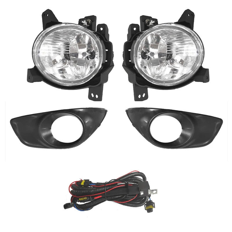 Front fog lights with bulbs and seatbelts suitable for Hyundai Santa Fe 2.4 2009 - 2012