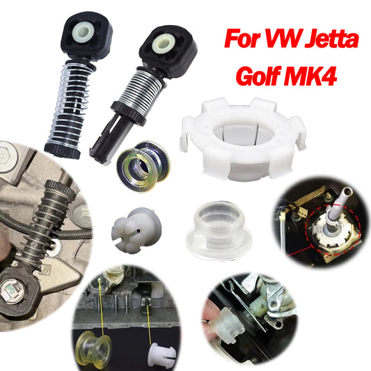 for VW for Jetta Manual Gear Shift Lever Cable Bushing Kit Selector Shaft Collect