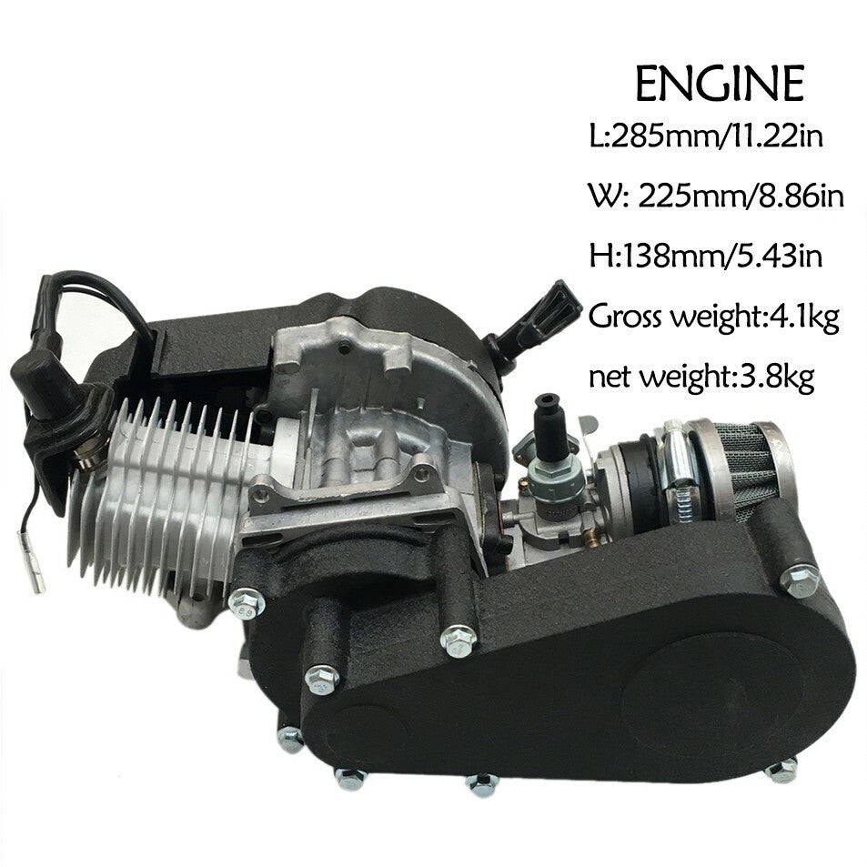50cc 49cc 2 Stroke Pull Start Engine Motor for Mini Pocket Dirt Bike Quad ATV Gokart