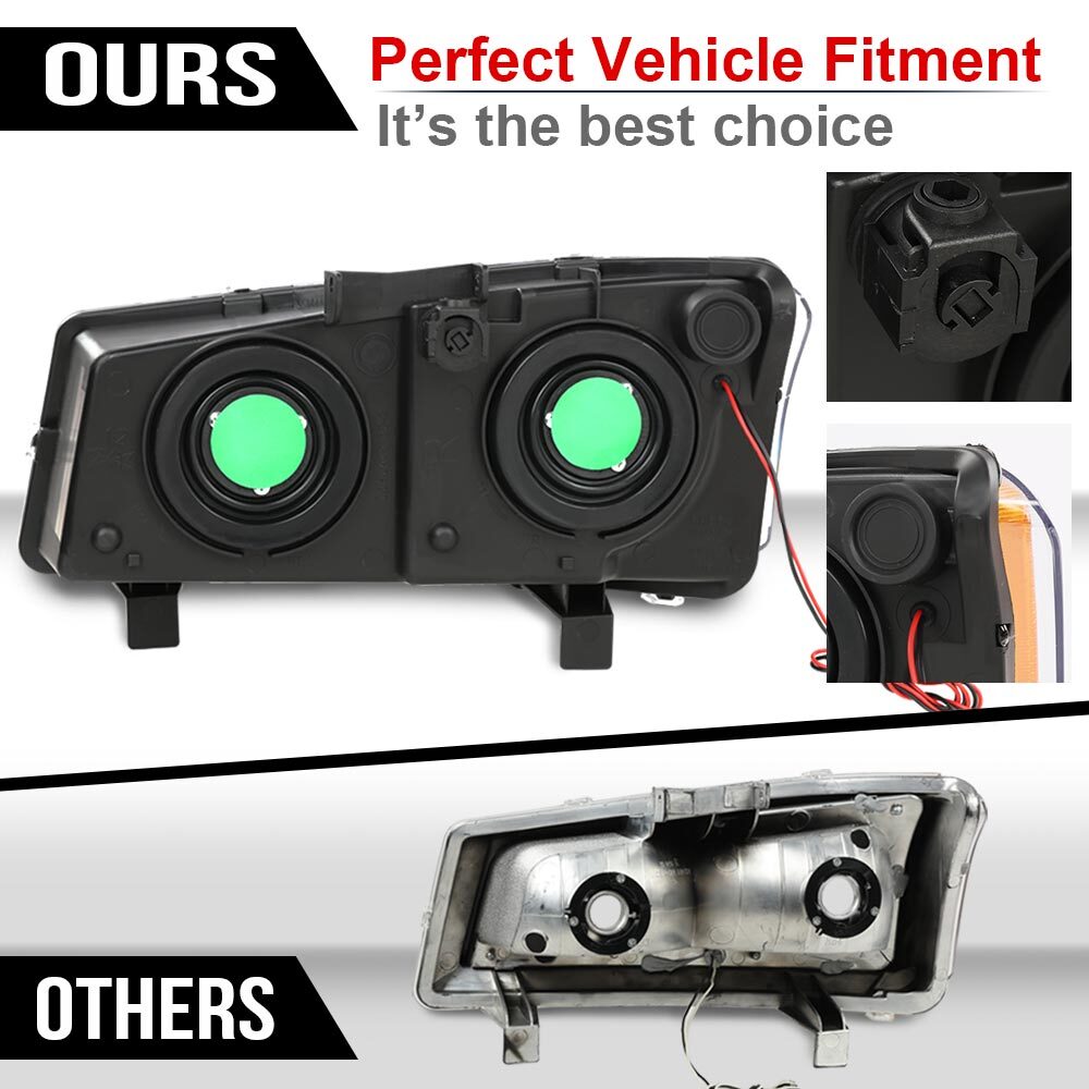 Amber LED DRL Black house light + taillights suitable for 03-06 SILVERADO new