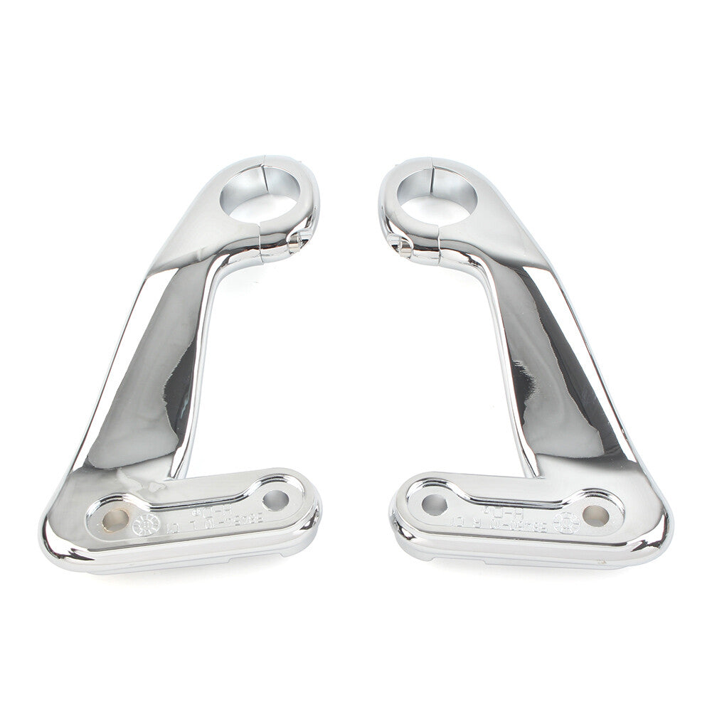 2¢ªFront Fairing Support Bracket Mount Kit Fit for Harley Road Glide 2010-2013 Chrome