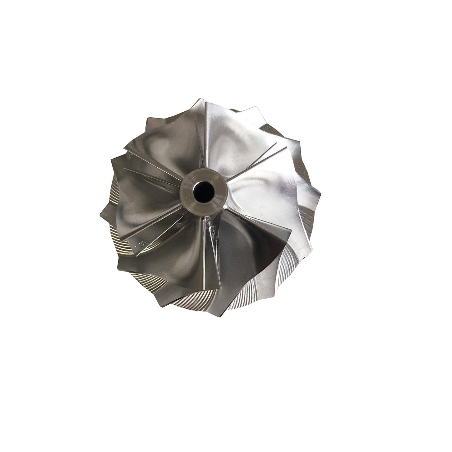 TD04HL 19T Reverse 46.02/58.00 mm 6+6 Blade 49189-X Turbine Billet Compressor Wheel