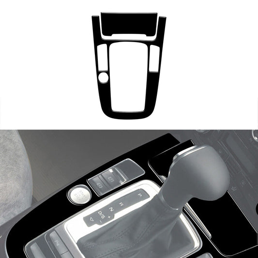 2Pcs Gloss Black Gear Shift Frame Trim Cover Decoration for Audi Q5 2009-2017