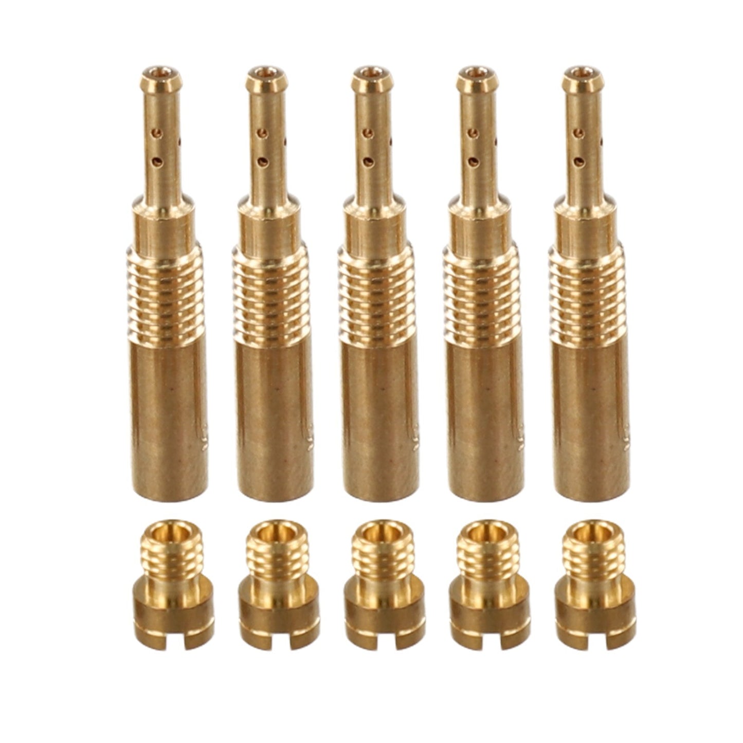 Durable molded clamps suitable for professional installation. No instructions provided.