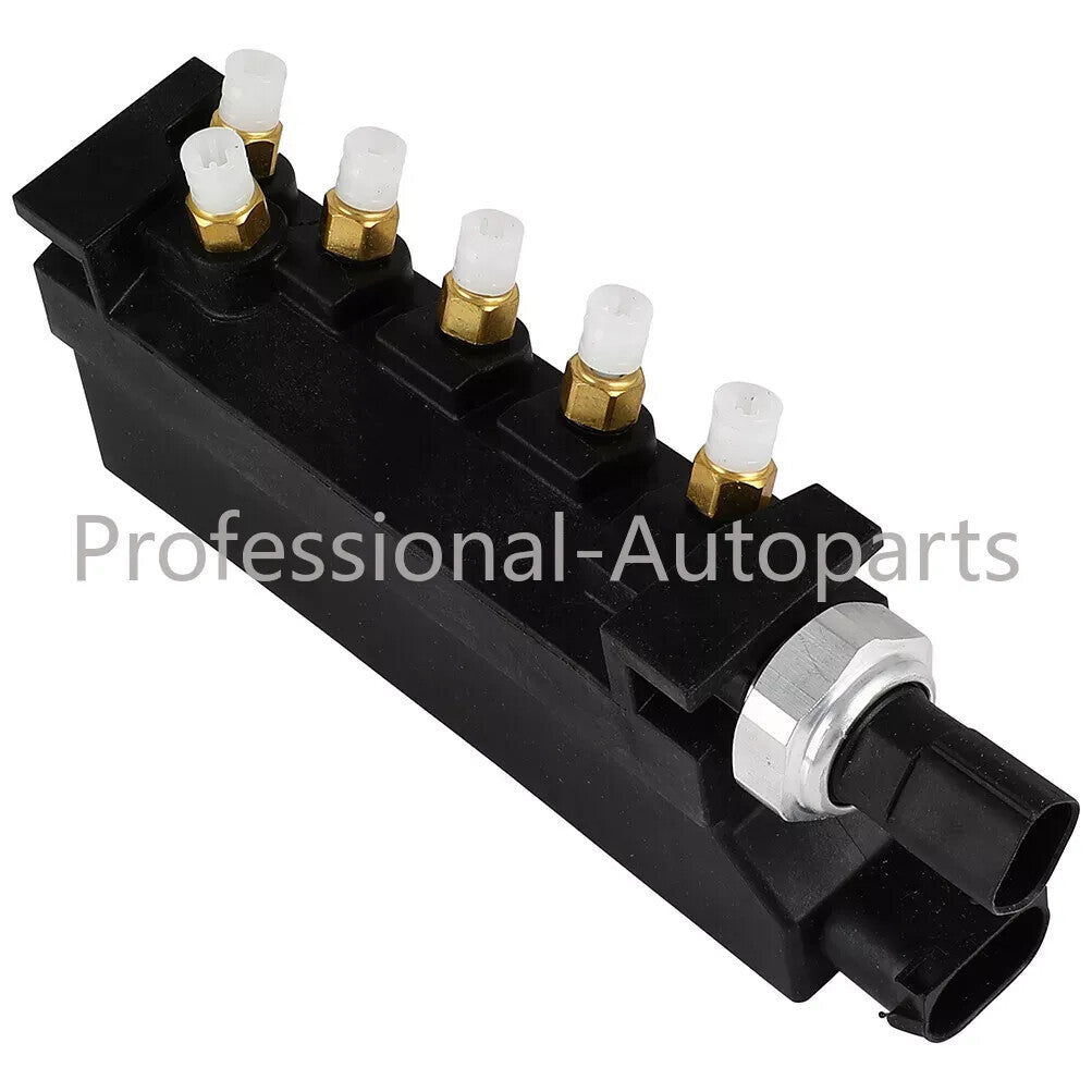 Air suspension valve blocks are suitable for Mercedes W220, S430, S500, S600, and S55. (01-06-)
