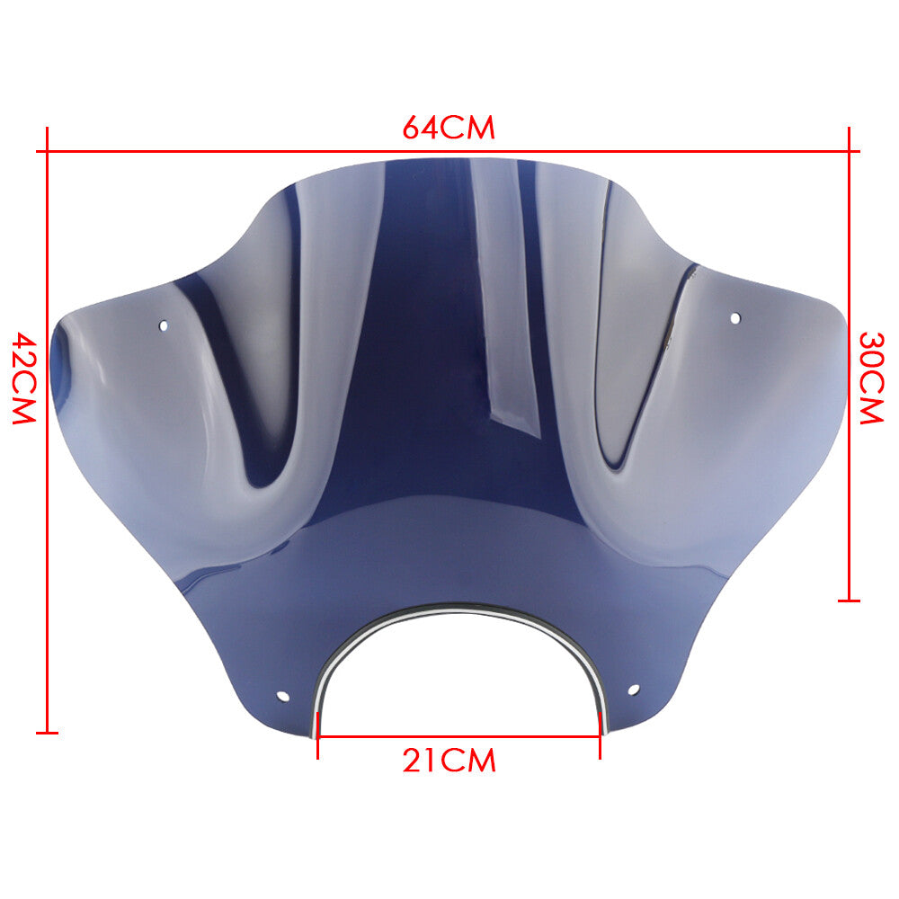 Motorcycle windshield mounting kit for Harley-Davidson Cruiser and for Honda GM