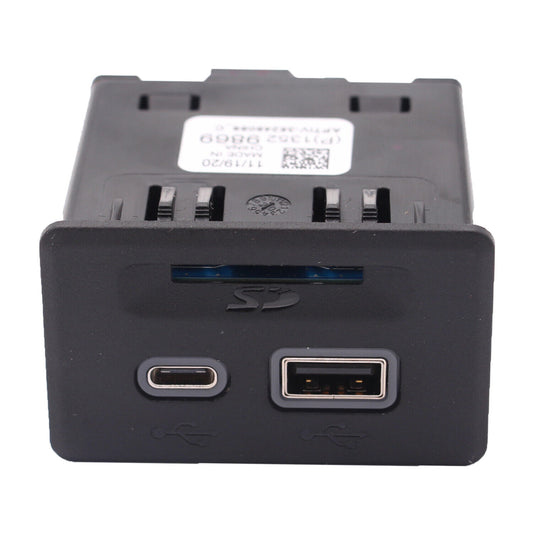 Center Console Auxiliary USB SD Card Port For 2019 for Sierra Silverado 1500