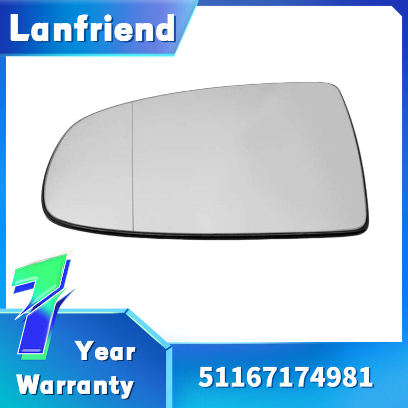 for BMW X5 X6 E70 E71 Heated Mirror Glass 51167174981 Anti Frost Driver Side