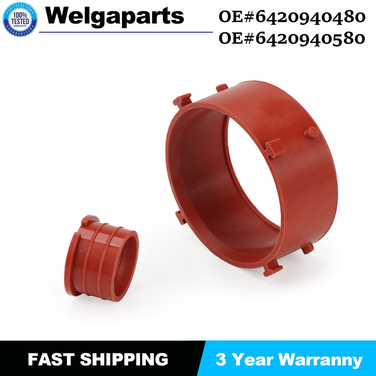 2PCS Turbocharger Gasket for Mercedes - for Benz GL320 GL350 ML320 New 6420940580