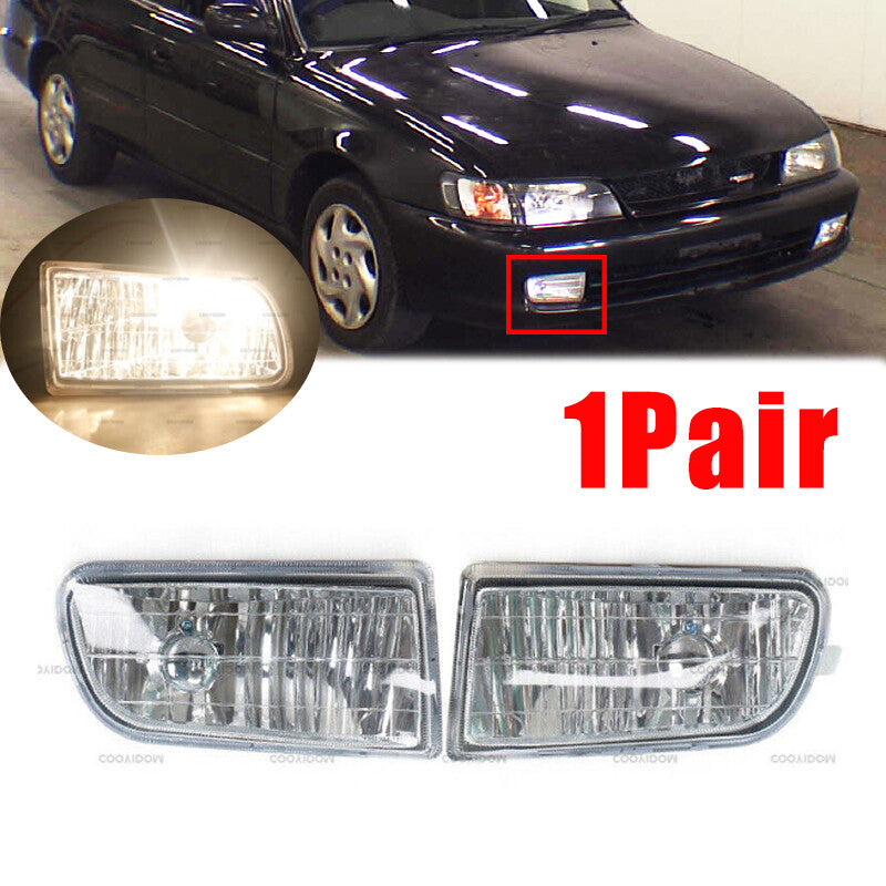 1 Pair Front Bumper Fog Driving Lamp for Toyota for Corolla AE100 AE101 1993-1997