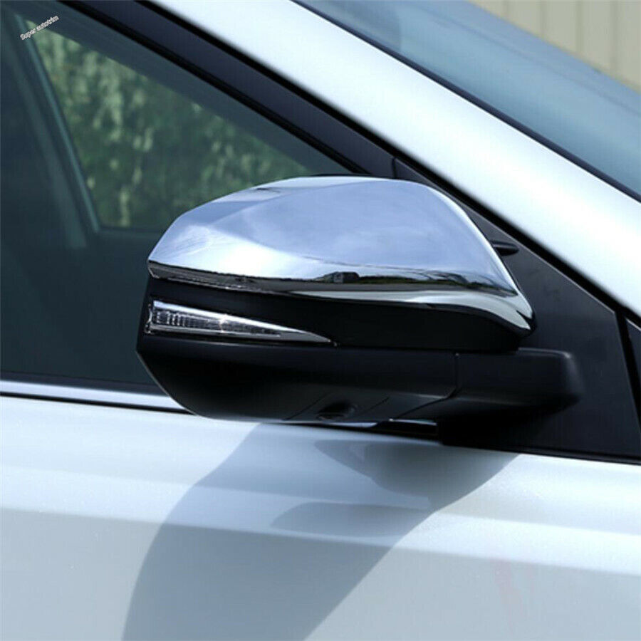 Chrome Side Mirror Cover Trim For 2020-2023 for Toyota Harrier Venza ABS Rearview 2P