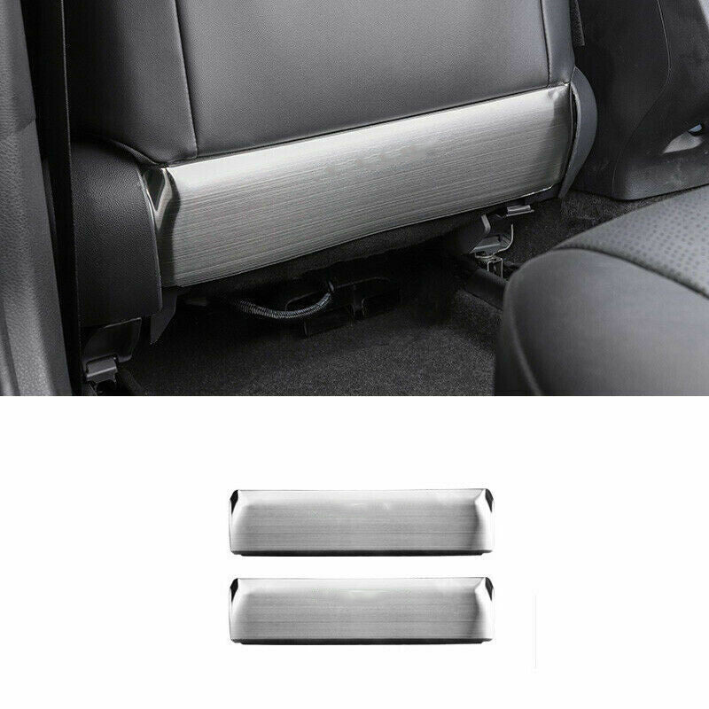 for Toyota for Camry 2018-2023 Silver Titanium for Seat Back Anti-Kick Panel Cover Trims