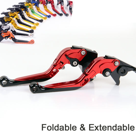 Red FoldingExtendable Brake Clutch Levers For Honde CB750 Nighthawk /VTX1300