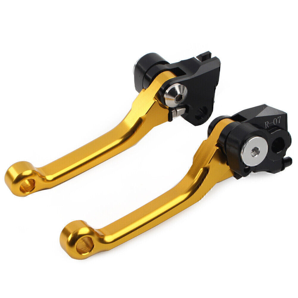 CNC Bremshebel Kupplungshebel Motorrad Lenker Gold f¨¹r for Honda CRF250R 2007-2022