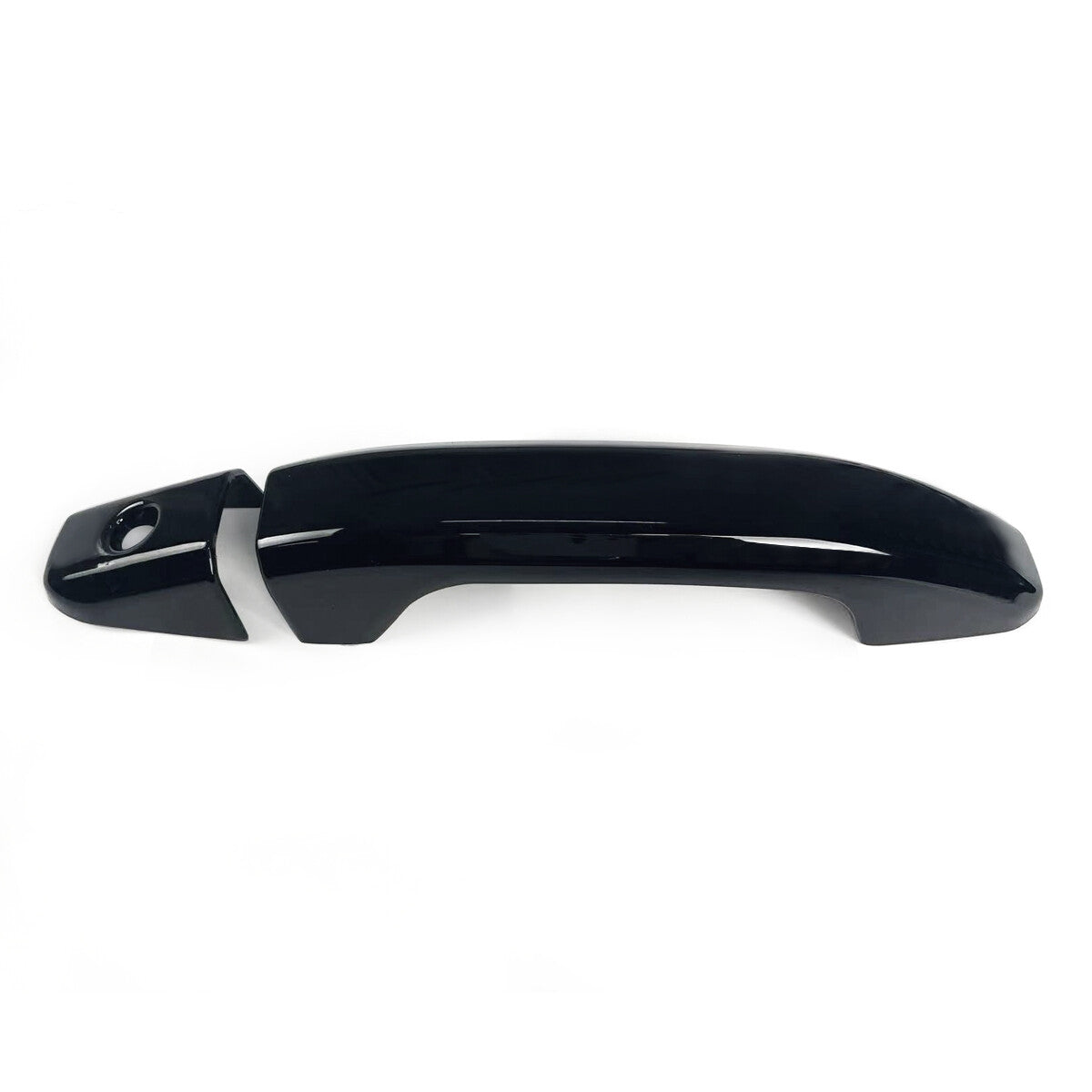 for 2014-2024 for Chevy Silverado for GMC for Sierra GLOSS BLACK Door Handle COVERS w/PsgrKH