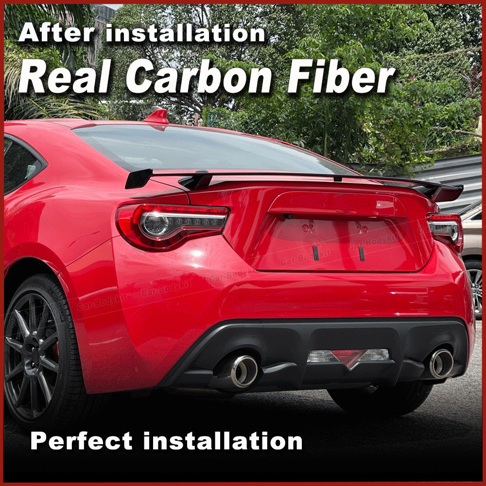 Real Carbon Rear Trunk Spoiler Sport Wing Fit for Toyota 86 for Subaru BRZ 2013-2019
