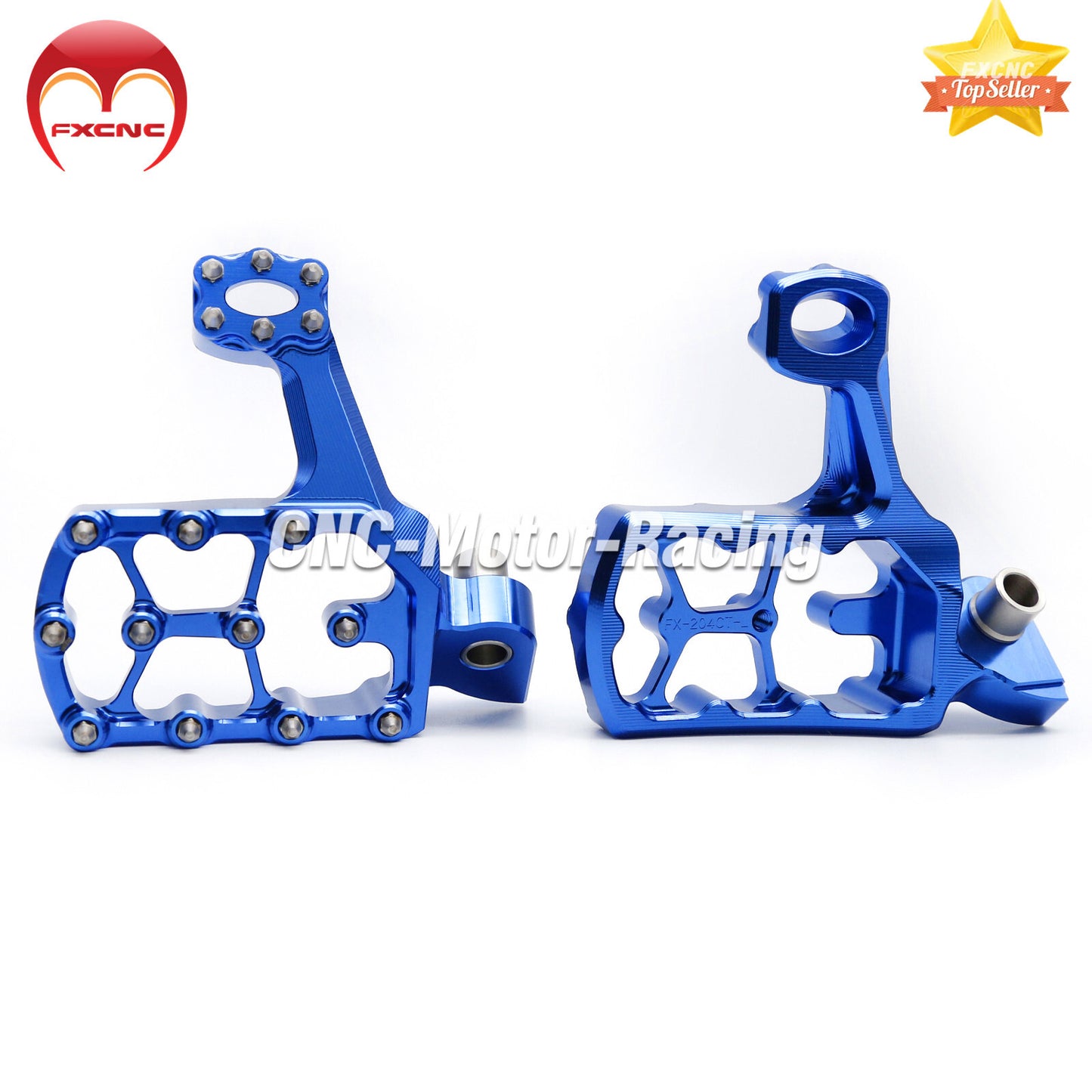 CNC Extended Footrest Pins for Yamaha WR426F 2001-2002 and WR450F 2001-2017